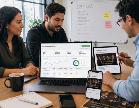 Proceso de creación y gestión de publicidad digital para músicos